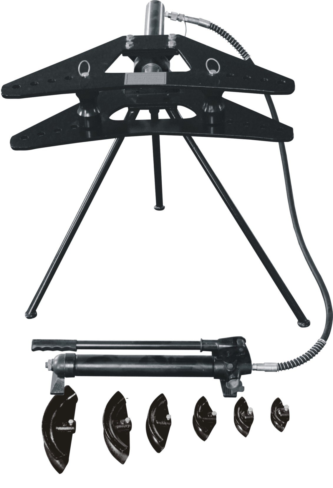 12Ton Hydraulic Pipe Bender Hand Pump Tube Tubing Exhaust Tube Bending