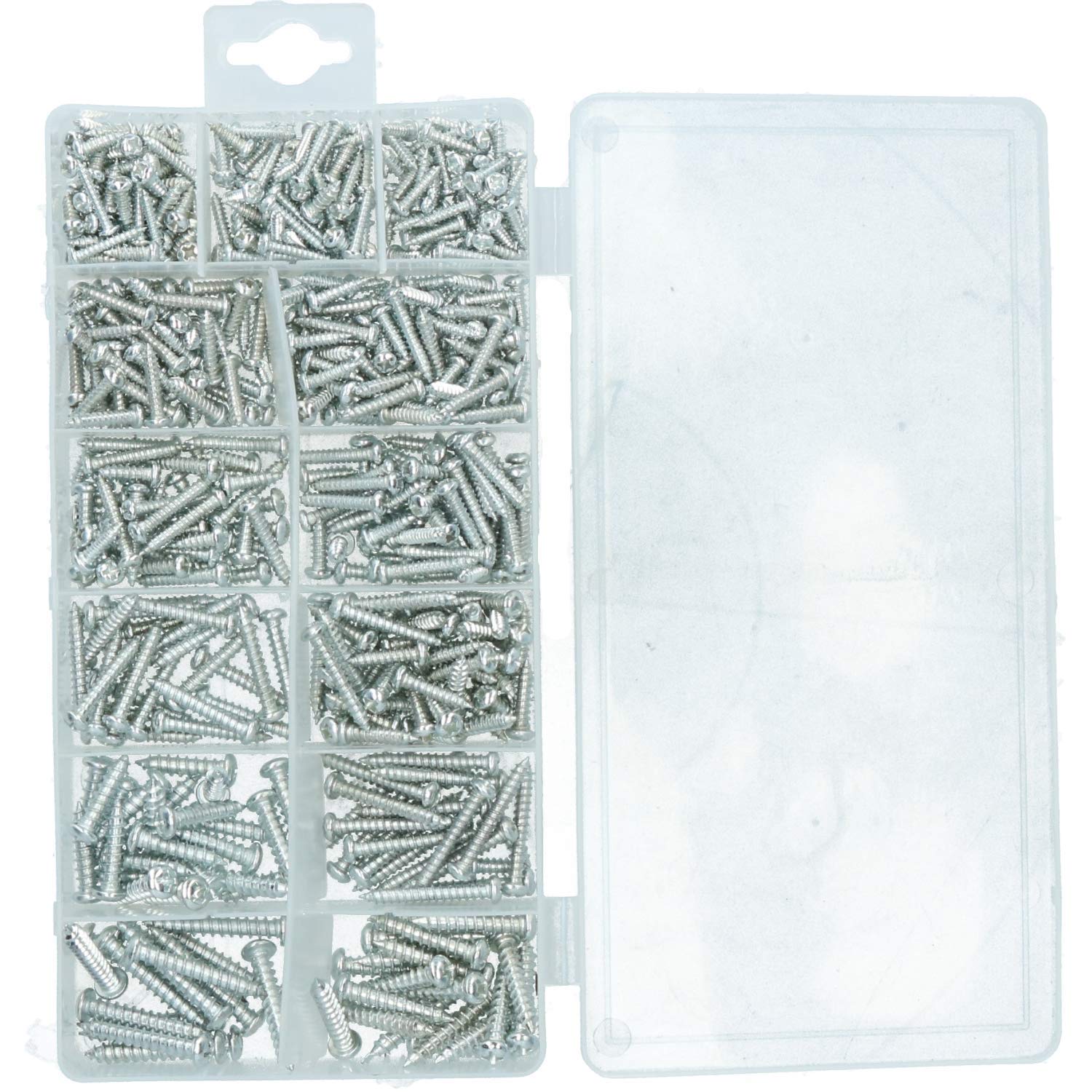550 piece Metric Sheet Metal Self Tapping Screw Assortment kit AST33
