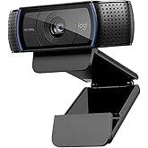 Logitech HD Pro Webcam C920, 1080p Widescreen Video Calling and Recording-(Renewed)