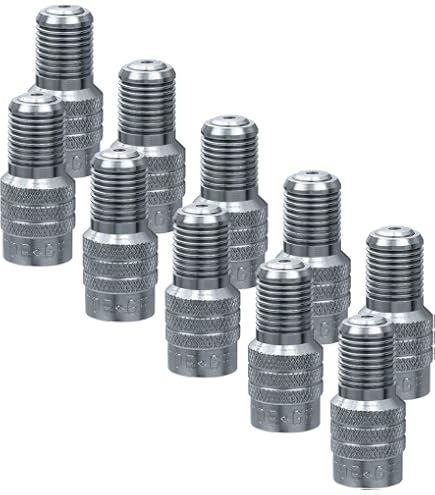 thumbnail image 2 of Muzzys 50-Pack Chrome Double Seal Flow Through Valve Stem Caps – For Car, Truck, Semi, RV (10317) 2 of 6