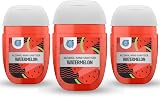 Palm Safe Watermelon 3PK 30ml Pocketbac Hand Sanitiser Travel Clip Bottle Quick