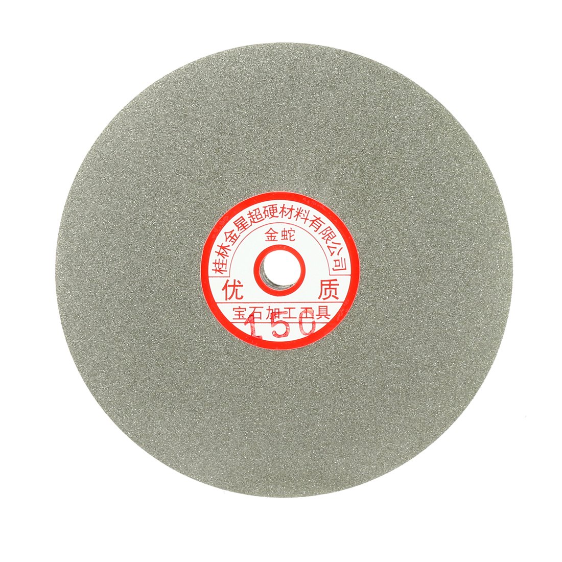 Sourcingmap 6-inch Grit 150 Diamond Coated Flat Lap Wheel Grinding Sanding Polishing Disc