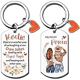 VIESUJI Galentines Day Gifts for Bestie Gifts For Girl Women Best Friend Valentine Gifts Bestie Keychain for Birthday Christmas Presents For Girls Best Friend Keychain Long Distance Relationship Gift