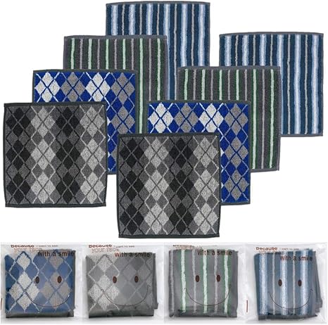 Amazon Placer1 タオル ハンカチ セット ギフト 粗品 個別包装済み Pr106 For ボーイズ 男性 袋入り 10枚 タオルセット ホーム キッチン オンライン通販