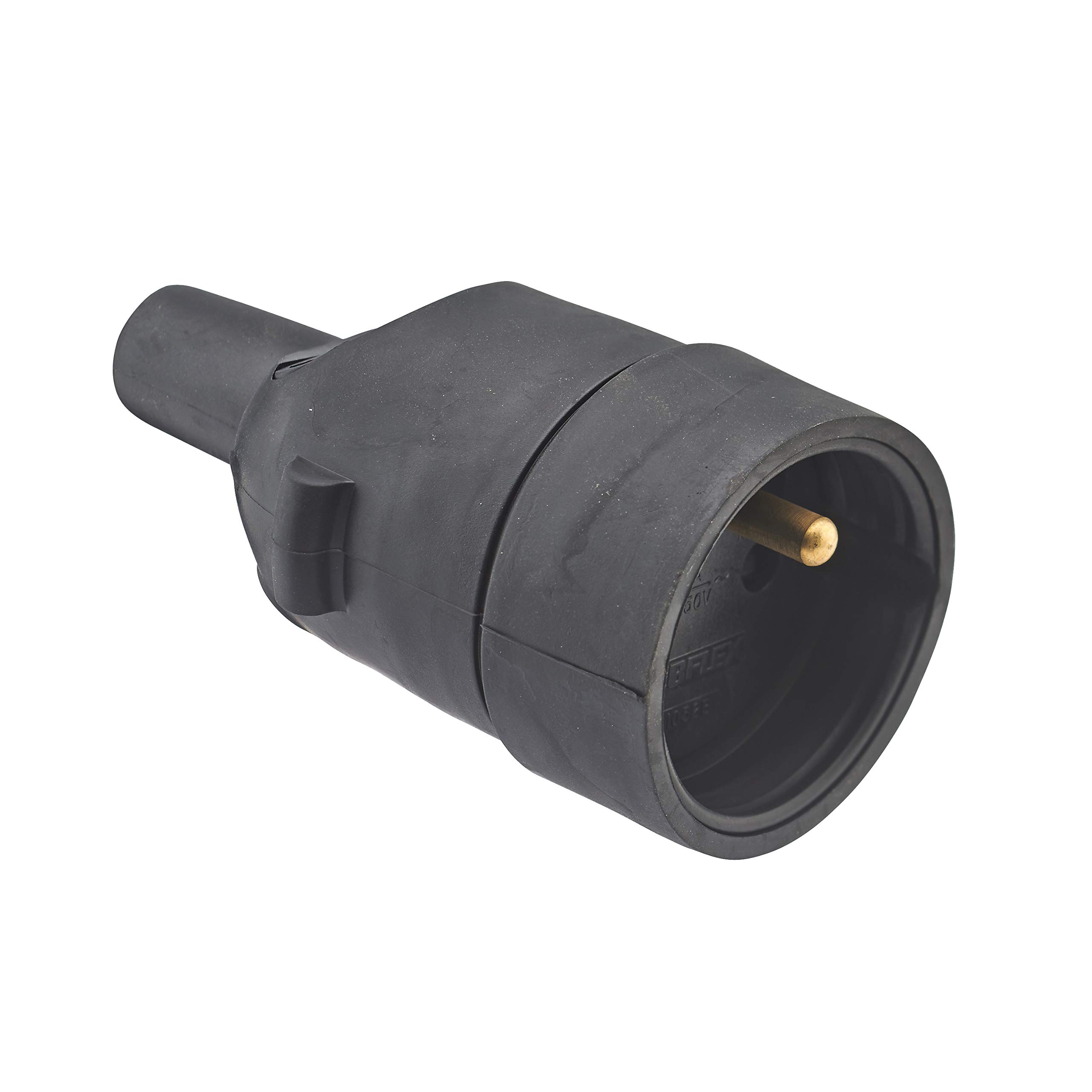 Debflex 713590 Hex Socket Female Socket 2P T 16A Right Waterproof Black