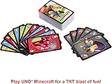Mattel Games UNO Minecraft Card Game with Storage Tin Ages 7+ view 4