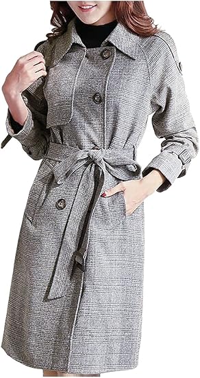 Amazon D1018tft2721r45gyxl ロング コート ベルト ポケット 付 アウター ダブルボタン トレンチコート カワイイ 可愛い オシャレ お洒落 ロング丈 厚手 厚地 カッコイイ キレイメ ユッタリ チェスター フォーマル ジャケット ビジネス 大きい 大き目 おおきい 冬服