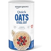 Amazon Grocery, Steel Cut Quick Oats, 25 Oz