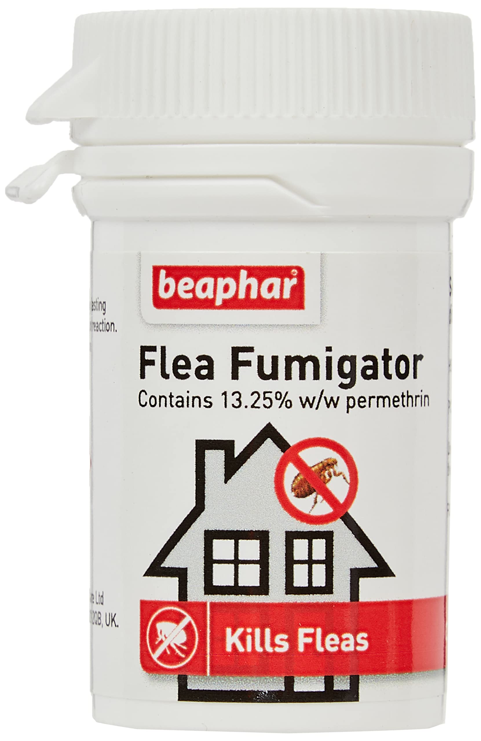 Beaphar | Household Flea Fumigator | Kills Fleas & Insects in the Home | Smoke-Action Home Treatment | Disperses A Powerful Cloud Of Smoke | Covers up to 30m2