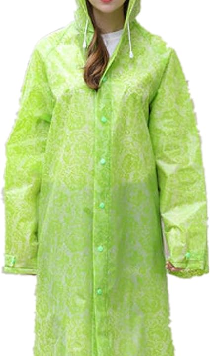 Amazon レディース レインコート レース柄 レインコート 可愛い ファション 軽量 撥水 防風 防水 防汚 フード付き レインウェア 自転車 ロング丈 通勤 通学 レディース用 おしゃれな撥水レインウェア ファッションレインコート 綺麗 可愛い 梅雨対策 レインコート