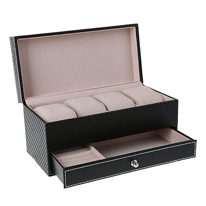 Wall 8 Cc 4 Compartment Watch Storage Box Drawer Jewelry Storage