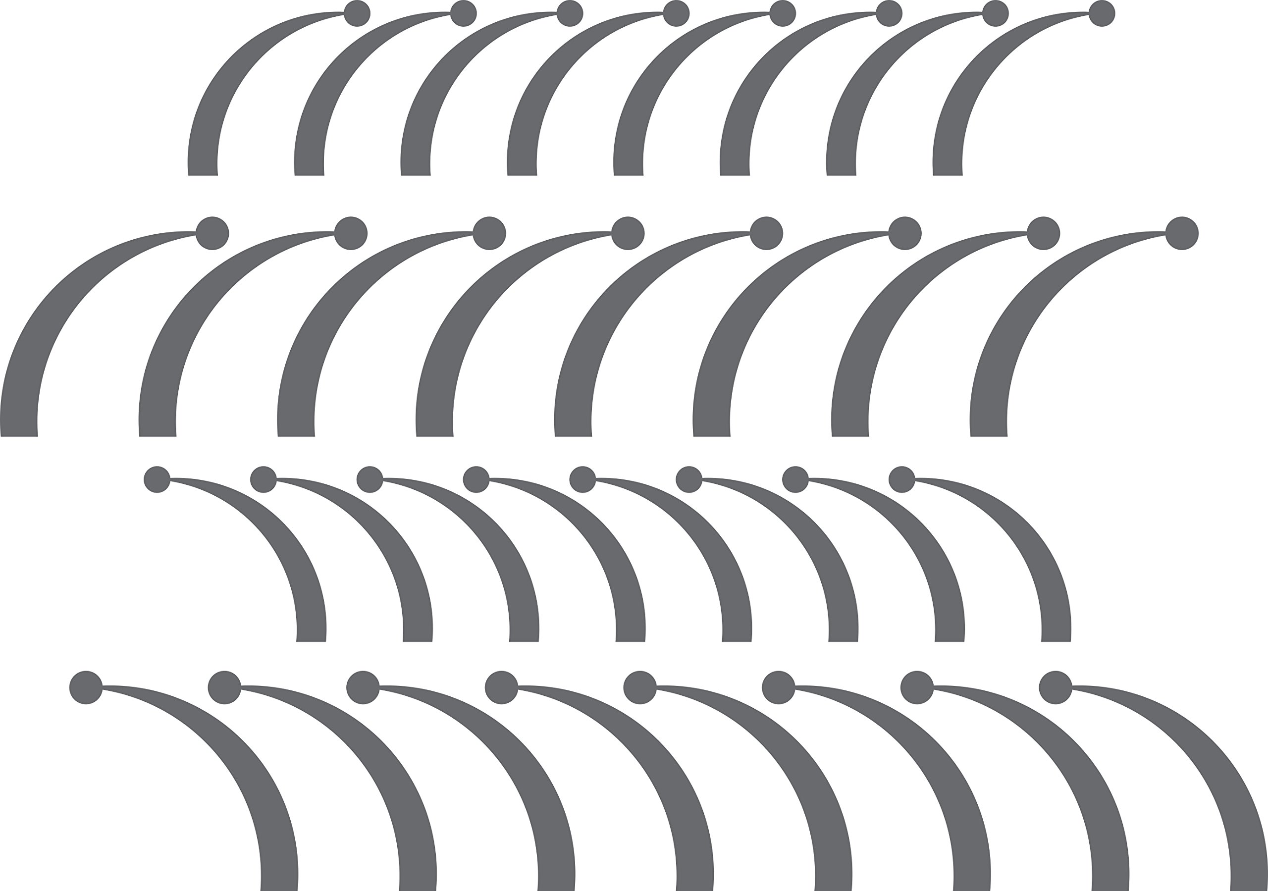 Brainchild Graphics Cooker Oven Hob Stove Range Replacement KNOB Symbols STICKERS (Silver)