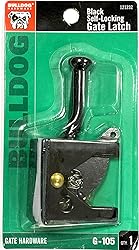 2 Set BullDog Hardware Self-Locking Gate Latch
