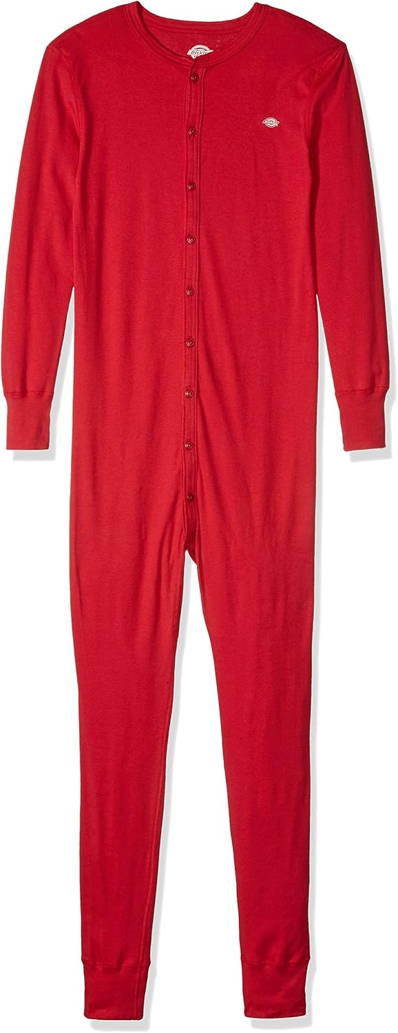 Dickies Men's Heavyweight Union Suit, red, XXLarge at Amazon Men’s