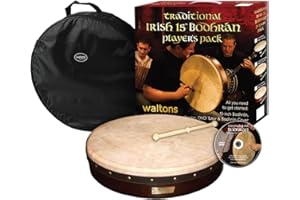 Waltons 15-Inch Plain Bodhran Pack Classic Brown