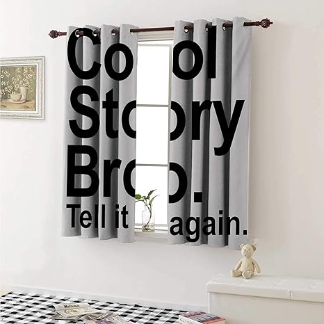 Amazon Com Flyerer Quote Decorative Curtains For Living Room Cool