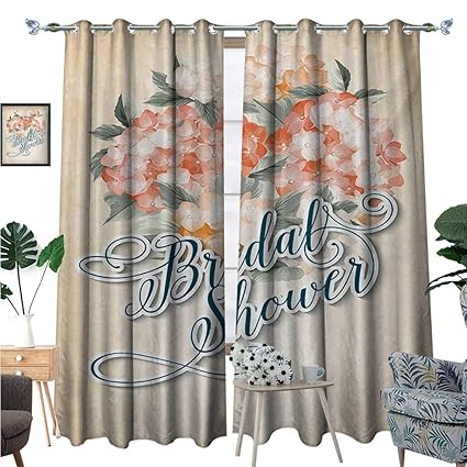 Amazon Com Blountdecor Bridal Shower Window Curtain Fabric Shabby