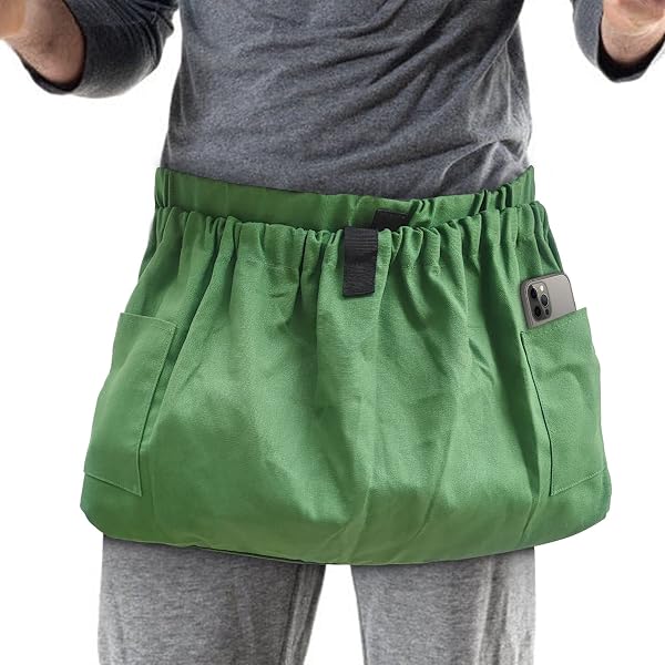 Kazazoo Gardening Apron, With Quick Release Pockets For Harvesting Gardening With