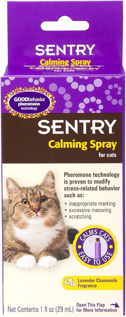 pheromone spray to calm cats