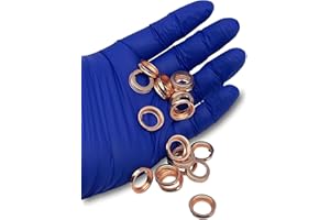 4STEED MOTORS Set of 20 Oil Crush Washers Drain Plug Gasket F4XY-6734-A 11026-01M02 11026-JA00A Compatible with Nissan Ford Infiniti