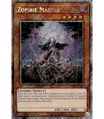 Amazon.com: Yu-Gi-Oh! - Return Zombie (PP01-EN006) - Premium Pack 1 -  Unlimited Edition