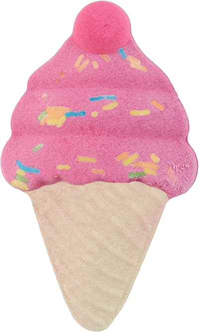 Holler & Glow Wanna Chill? Ice Cream Shaped Bath Fizzer Self Care Relaxing