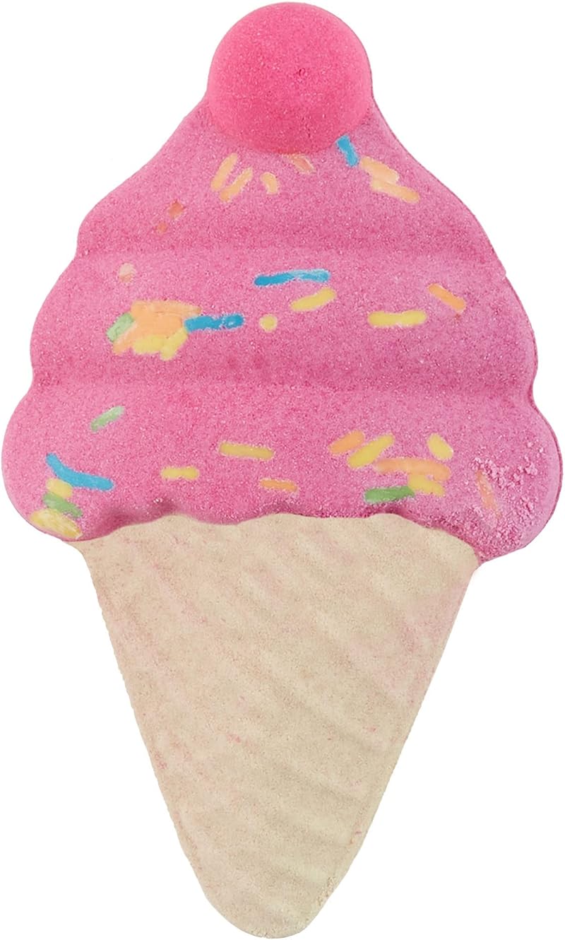 Holler & Glow Wanna Chill? Ice Cream Shaped Bath Fizzer Self Care Relaxing