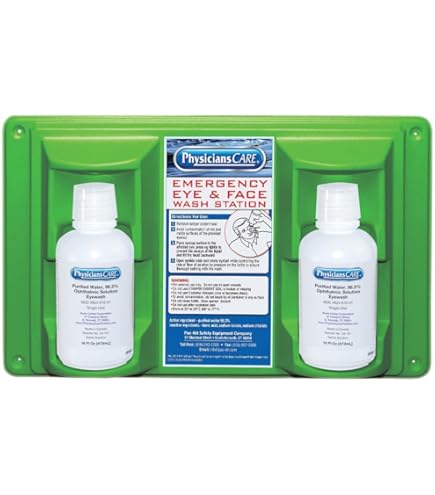 Amazon.com: Scienceware Double Eyewash Station w/Two 32 oz. Eyewash Bottles  : Industrial & Scientific