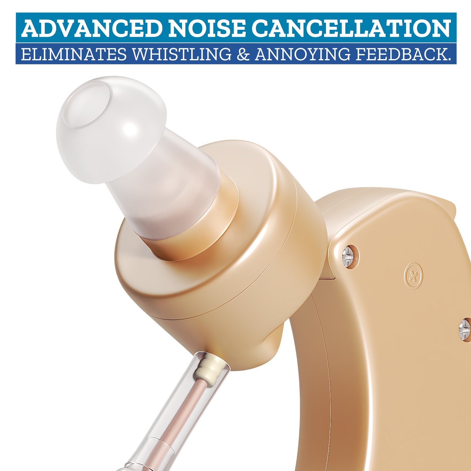 Digital Hearing Amplifier by RL Treats Personal Sound Amplification for Behind the Ear a Discreet Device that Helps Hear Clearly with Advanced Noise Cancelling Feature