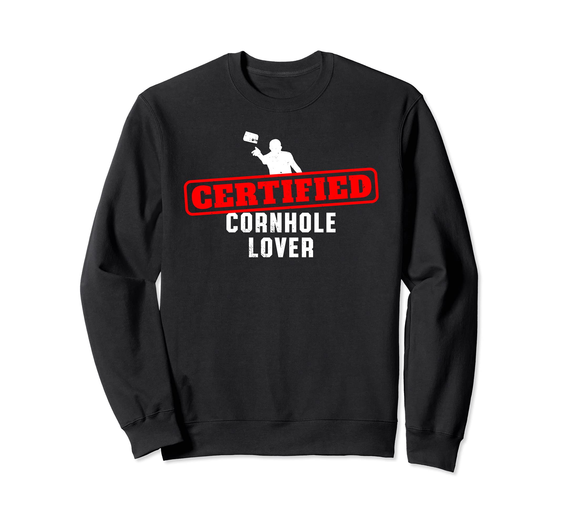 Certified Cornhole Lover Retro Vintage Team Tournament Sweatshirt