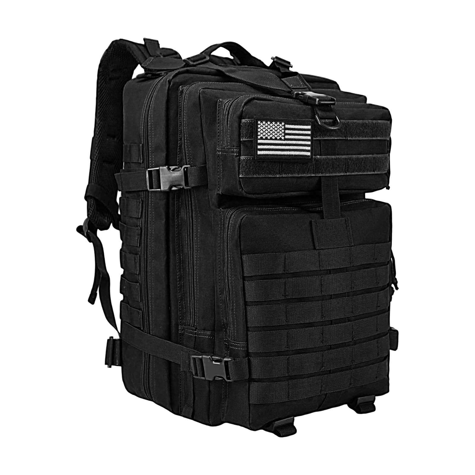Photo 1 of WOLT | Tactical Backpack for Men 45L Military Molle Backpack Large 3 Day Assault Pack Rucking Backpack for Hiking Survival(Black)