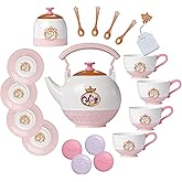 Disney Princess Style Collection Tea Set for 4! Includes 21 Pieces [Amazon Exclusive]