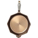 FINEX 12" Cast Iron Skillet, Modern Heirloom, Handcrafted in The USA, Pre-Seasoned with Organic Flaxseed Oil