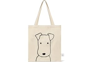 Park Life Designs Charlie Tote Bag, Cream, Cotton, 15-inches Height, Pet Accessories