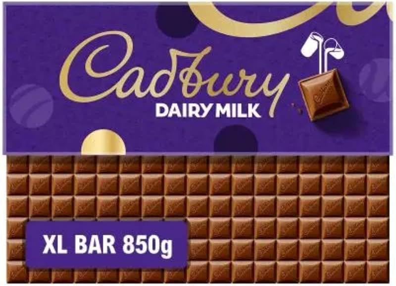 Cadbury Dairy Milk Chocolate Gift Bar 850 g Large 1 Pack
