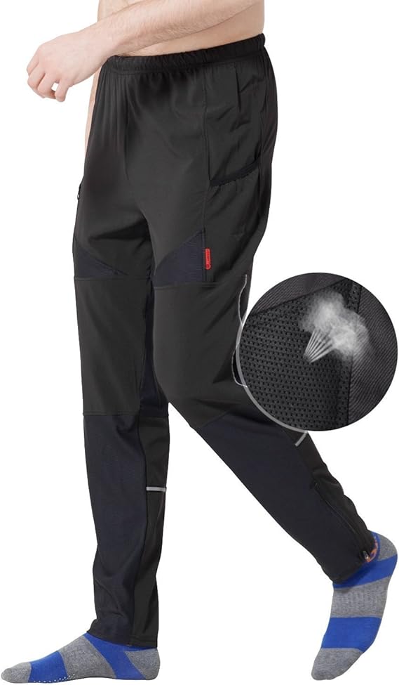 Amazon 4ucycling フォーユーサイクリング 春夏 スポーツパンツ メンズ ロング サイクルパンツ スウェットパンツ スピニング サイクリング トレーニング フィットネス ジム 薄型 Uvカット ロードバイク 自転車 Mtb 軽量 ブラック サイクル 自転車 パンツ 通販