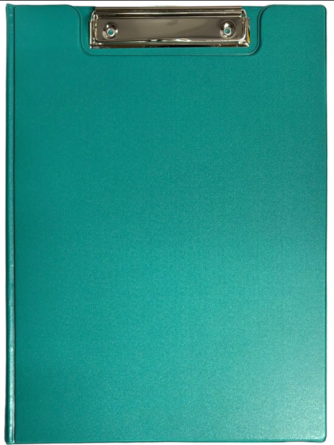 Orbitron A4 Vinyl Clipboard - Fold Over Cover File Holder Folder Wallet Clip Board Strong (Green)