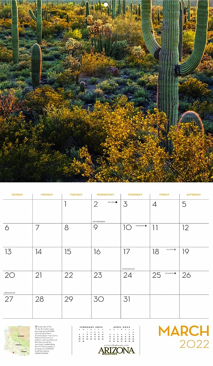 Arizona Highways Calendar 2022 Arizona Highways 2022 Scenic Wall Calendar: Arizona Highways, Arizona  Highways Contributors: 9780998981345: Amazon.com: Books