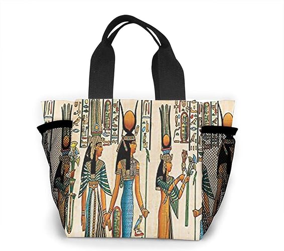 Amazon エジプトのファラオ トートバッグ おしゃれ レディース バッグ 買い物バッグ ランチバッグ エコバッグ ハンドバッグ トートバッグ