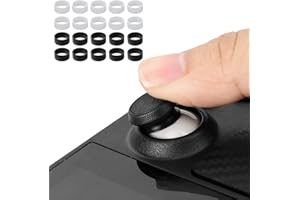 TiMOVO Joystick Protectors Silicone, 20 Pcs Invisible Elastic Joystick Protective Ring Compatible with PlayStation Portal/Ste
