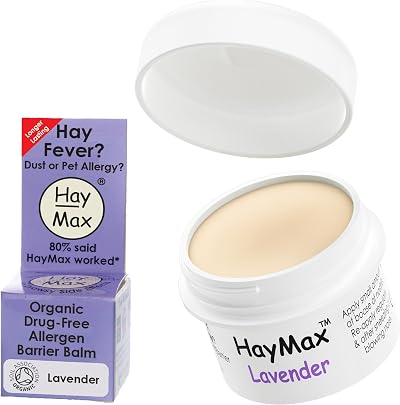 HayMax Lavender Allergen Barrier Balm 5ml Organic Non-Drowsy
