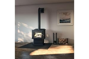 Englander Blue Ridge 500 Wood Burning Stove on Pedestal - EPA Certified - 3,500 sq. ft. - 110,000 BTU/h - Model #ESW0012 - Bl