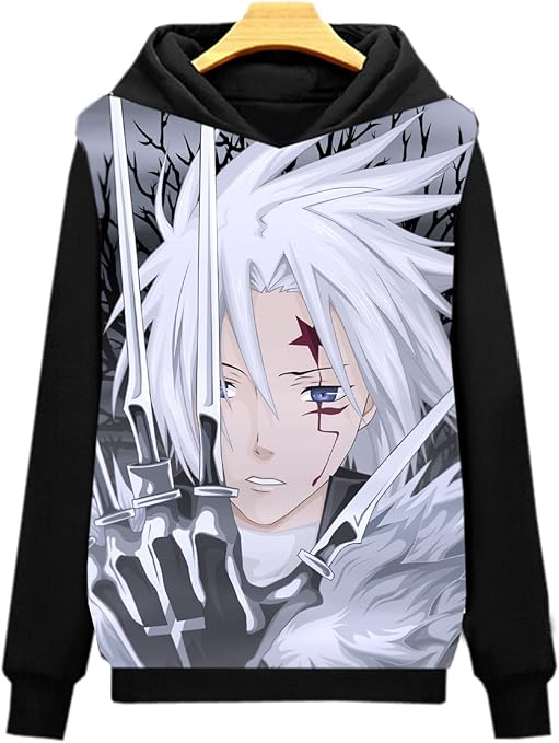 d gray man hoodie