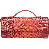 Makcr Joacbv Trendy Women Crocodile Evening Clutch Purse Crossbody Shoulder Handbag Cute Vegan Leather Satchels