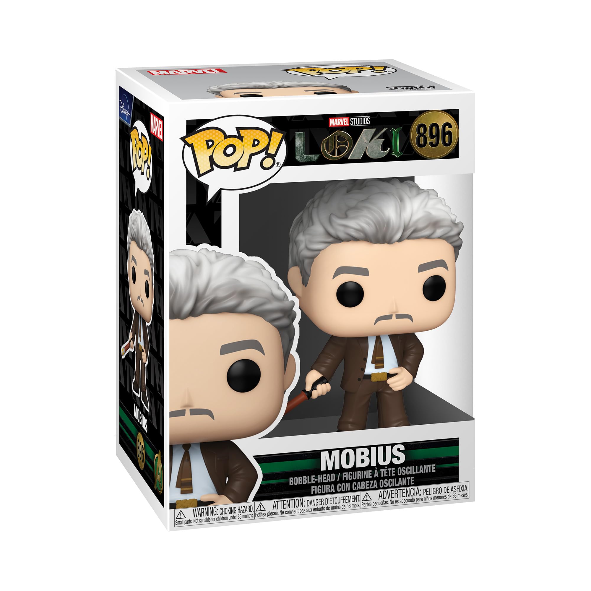 Funko POP! Marvel: Loki - Mobius - Collectable Vinyl Figure - Gift Idea - Official Merchandise - Toys for Kids & Adults - TV Fans - Model Figure for Collectors and Display