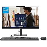 Lenovo IdeaCentre 24 23.8" All-in-One with Lifetime Office 365 for Web, 16GB DDR4 RAM, 1TB PCIe SSD, Intel N100 Processor, FHD AIO Desktop Computer, WiFi 6, Bluetooth, Jet Black, Win 11 Home