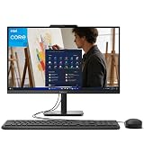 Lenovo IdeaCentre 24 23.8" All-in-One with Lifetime Office 365 for Web, 16GB DDR4 RAM, 1TB PCIe SSD, Intel N100 Processor, FHD AIO Desktop Computer, WiFi 6, Bluetooth, Jet Black, Win 11 Home