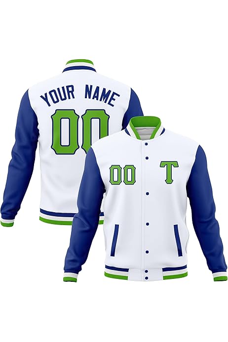 Varsity Jacket Custom Letterman Jacket Personalized Varsity