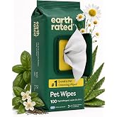 3-in-1 Dog Wipes for Paws &amp; Butt, Deodorizing, White Tea &amp; Basil 100ct | Hypoallergenic, 3-in-1 Cleaning and Hydrating, for Grooming Paws, Body and Butt