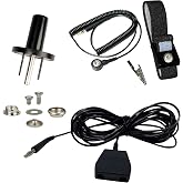 Static Care ESD Mat Workstation Ground Kit - 15' Common Point with Banana Plug, Universal Snap Kit, Banana Plug Adapter, 6' Coil Cord with Alligator Clip, Black Fabric Wrist Band 4mm